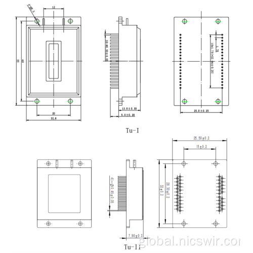 Area Array Sensor BIC 320x256 Shortwave Infrared InGaAs Sensor 0.4-1.7 Factory